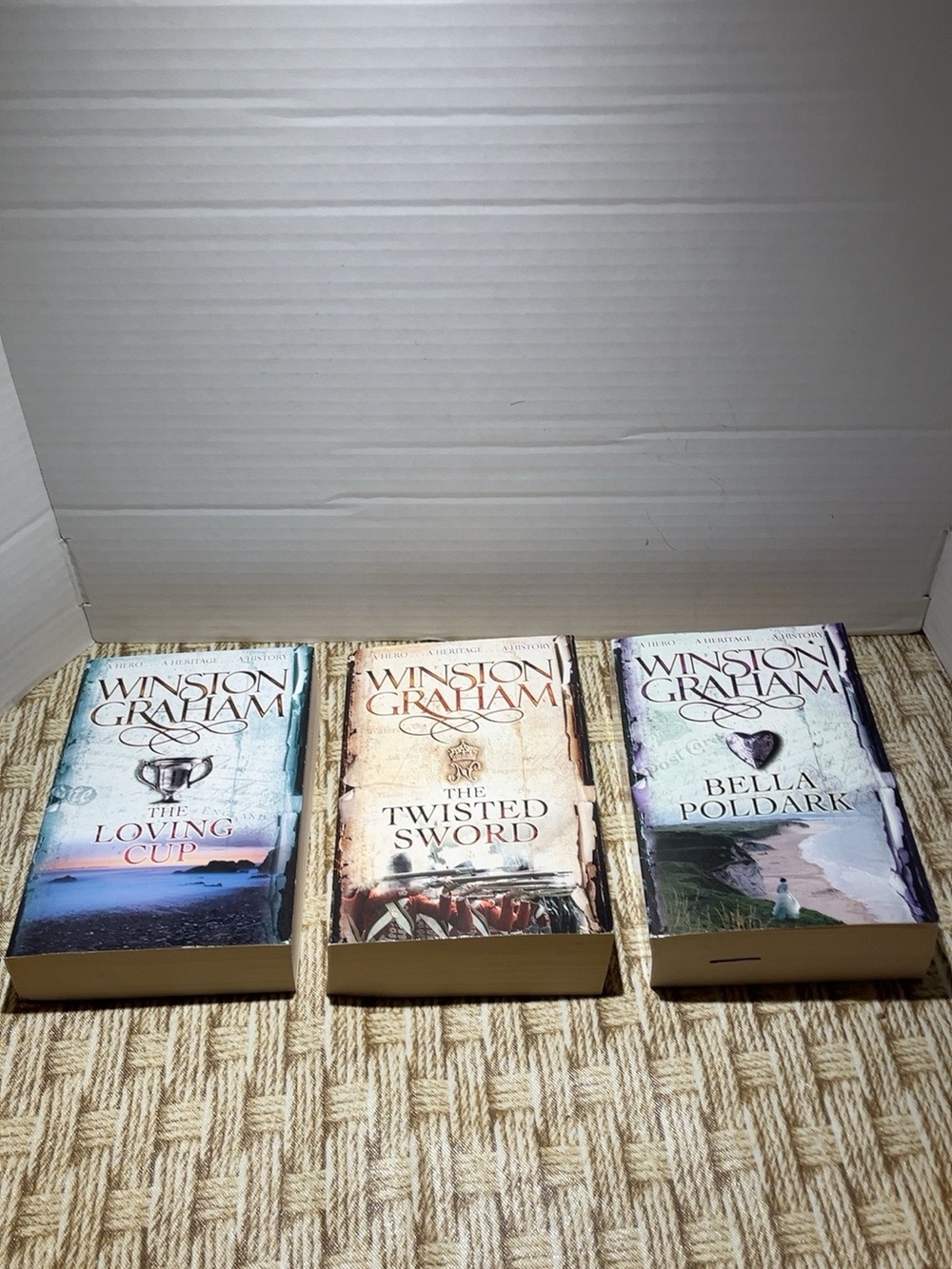 Winston Graham Poldark Books 10 11 12 Lot Loving Cup Twisted Sword Bella PB